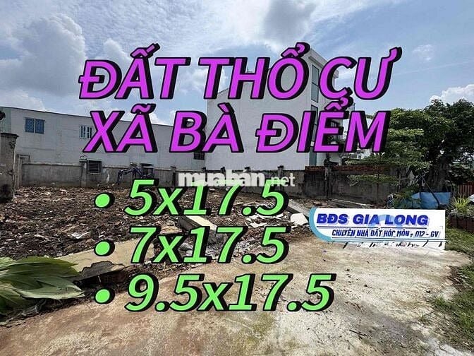 ✍️Lô đất 7 x 17.5m Cách đường Phan Văn Hớn 200m, đường xe tải thông