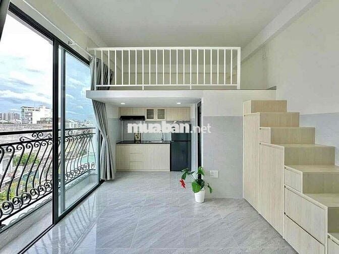 CHO THUÊ DUPLEX BAN CÔNG NGAY ĐẠI HỌC CÔNG THƯƠNG - VĂN HIẾN