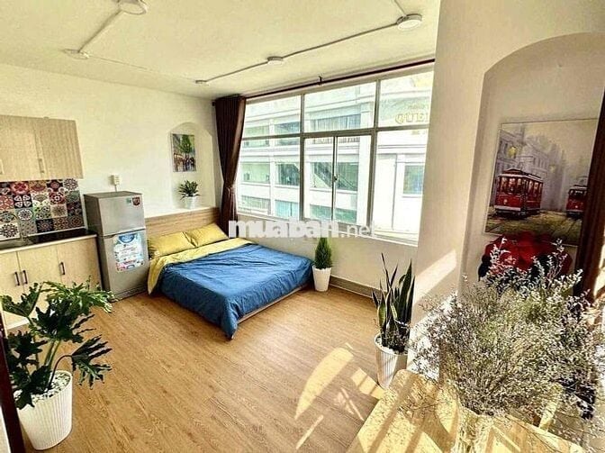 Thuê phòng 30m2, full nội thất,Bùi đình tuý, ngay Hàng Xanh