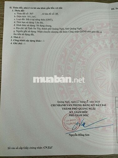 Đất thổ cư gần khu dân cư thạch bích