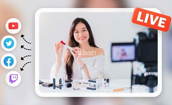 Tuyển NV NỮ livestream có 3 ca làm việc ưu tiên có kinh nghiệm 