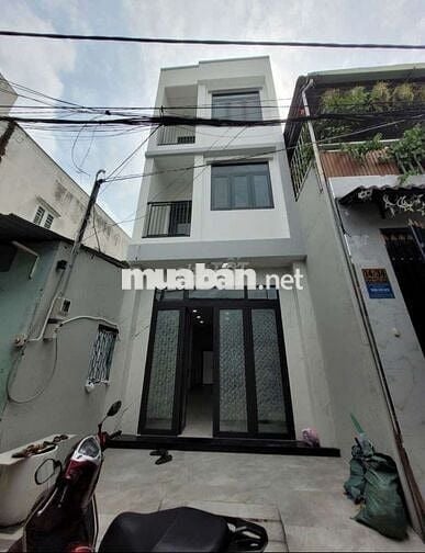 Cho thuê nhà nguyên căn mới tinh dt4×14 có 4pn,5wc hẻm xe 3 gác