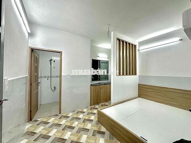 TRỐNG SẴN 1 PHÒNG STUDIO MỚI XÂY NGAY NGÃ TƯ BỐN XÃ - LÊ VĂN QUỚI