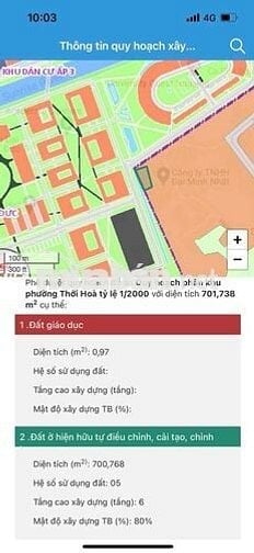 Kẹt tiền NH ra gấp lô đất 685m2 (300 thổ cư),P Thới Hòa, Bến Cát, BD.