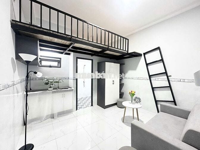 PHÒNG DUPLEX CỰC XINH GẦN ĐH VĂN HIẾN, BÁCH KHÓA CÓ THANG MÁY - BẢO VỆ