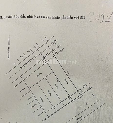 BÁN ĐẤT 4x21M - DƯƠNG QUẢNG HÀM - 2 MẶT TIỀN ĐƯỜNG  XE TẢI TRƯỚC SAU