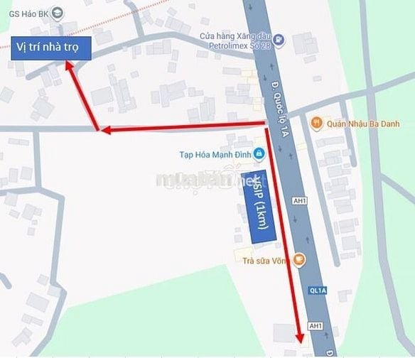 CẦN CHO THUÊ DÃY PHÒNG TRỌ MỚI XÂY CÁCH VSIP QUẢNG NGÃI 1KM