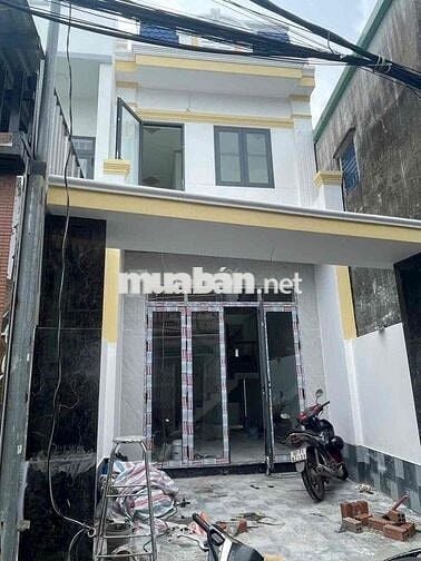 BÁN NHÀ MỚI XÂY GẦN CHỢ ĐỒN - CÁCH ĐƯỜNG BÙI HỮU NGHĨA 50m