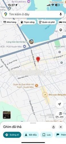 Nhà đẹp xã Hồ Tràm (cách biển 6km,nhà ngay khu trung tâm chợ,ngân hang