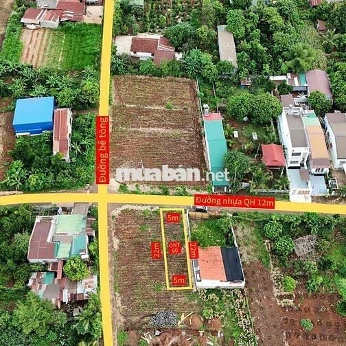Bán đất thổ cư phường BMT, mặt tiền đường nhựa thôn 8