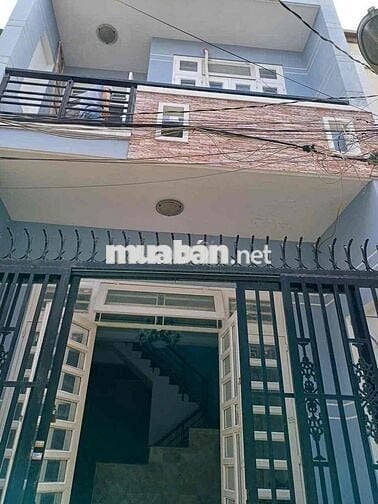 nhà trệt lầu 2 pn 2 vs hẻm xe ba gác
