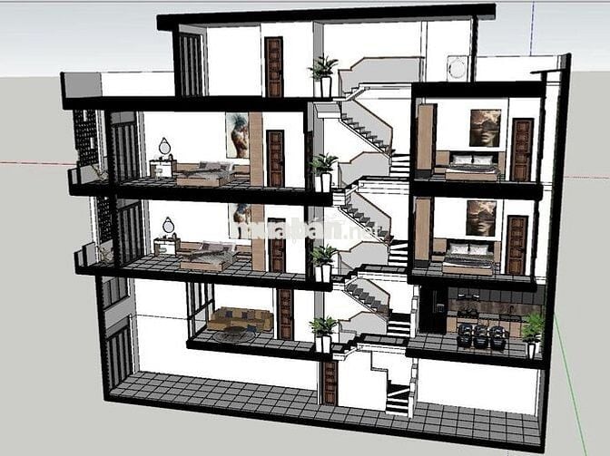 BÁN NHANH CĂN NHÀ PHỐ GẦN BX QUẬN 8 KDC 13C GREEN LIFE