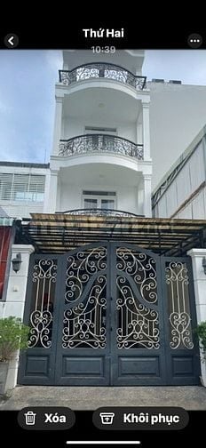BÁN NHÀ ,hẻm 8m2, đường gò ô môi ,Q7 –dt- 4x20  Đúc trệt 2 lầu + sân t
