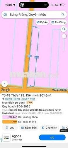 🌴 BÁN ĐẤT ĐẸP XÃ BƯNG RIỀNG – GẦN BIỂN HỒ CỐC, BÌNH CHÂU 🌴