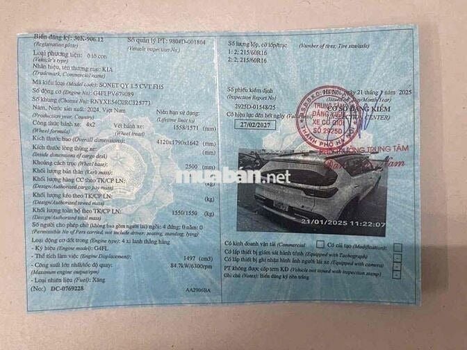 Kia Sonet sx 2024 mới cứng