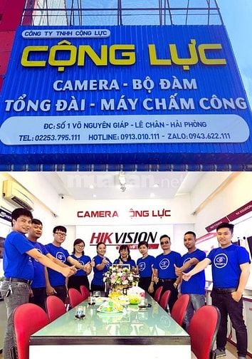 Nhân viên kỹ thuật lắp đặt camera đi làm ngày
