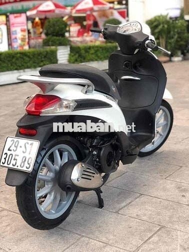 Liberty 125 3vie 2014 màu trắng xe đẹp