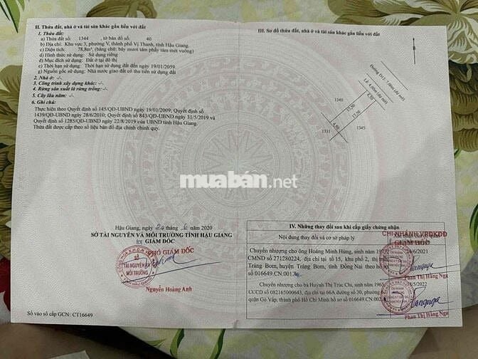 CHÍNH CHỦ BÁN GẤP ĐẤT NỀN SỔ HỒNG SẴN – GIÁ *** KHU VỰC DỰ ÁN C