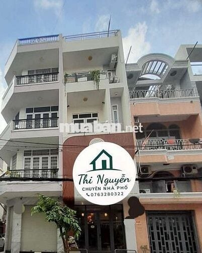 45m2 nở hậu 5.6m Hẻm xe hơi tránh Bàu Cát 4 tầng Hoàn công đầy đủ