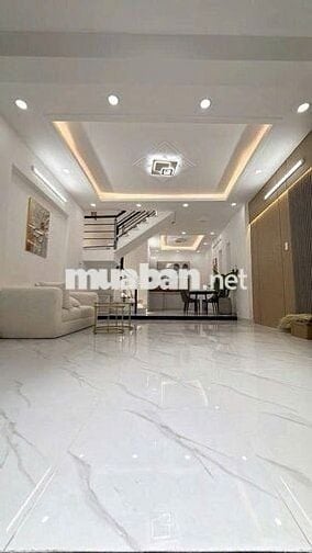 NHÀ ĐẸP 2 TẦNG, HẺM XE HƠI THÔNG 6M, DT (4,5X11)M2, 4,99 TỶ CÒN TL