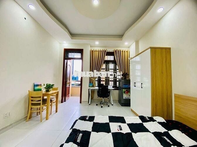 CHDV Studio - Bancol siu thoáng mát,ngay Etown Cộng Hoà, full nội thất