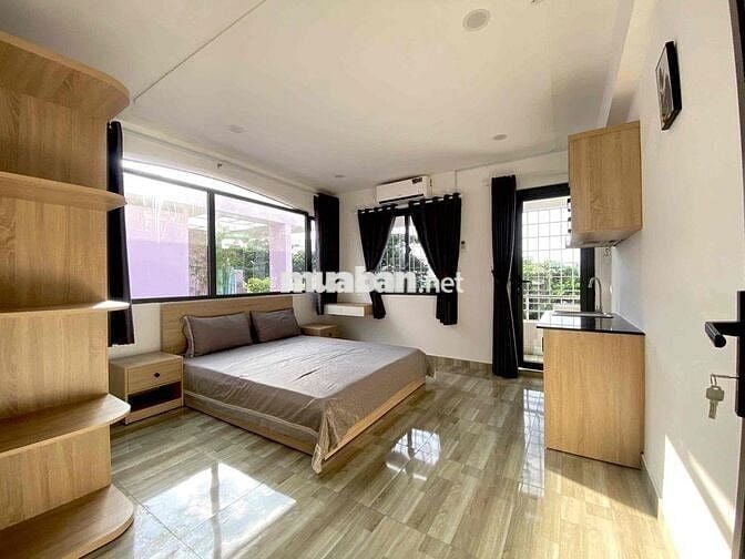 CĂN HỘ STUDIO BAN CÔNG - CỬA SỔ - FULL NỘI THẤT - KẾ CHỢ BÀ CHIỂU