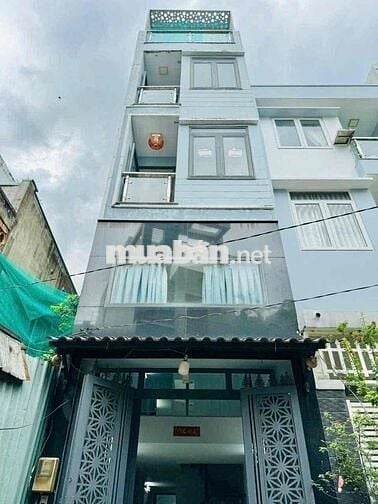 Nhà 5 tầng, 5PN, sát mặt tiền Nguyễn Văn Đậu, hẻm trước nhà 6m.