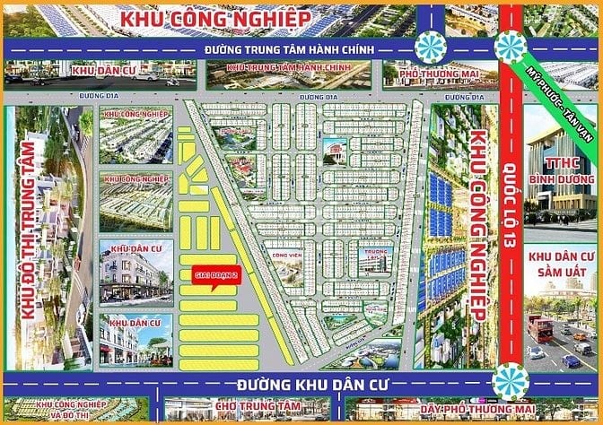 Siêu dự án Central Point. Nay trực thuộc Phường Bến Cát TPHCM
