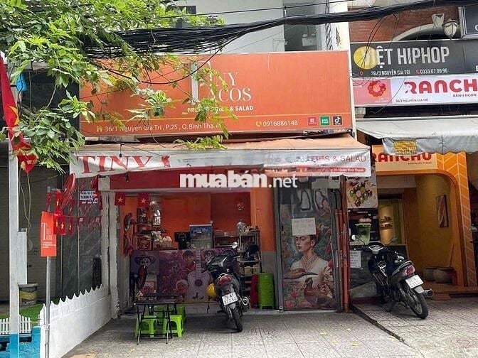 Mặt Tiền 36/1 Nguyễn Gia Trí 25m2 Riêng Biệt có vỉa hè khu sinh viên