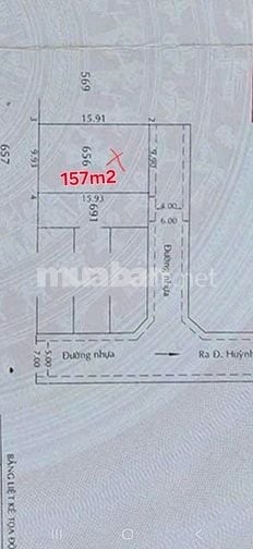 160m2 đất XD Biệt Thự, đường nhựa 7m, cách Huỳnh T Phát 30m Nhà Bè