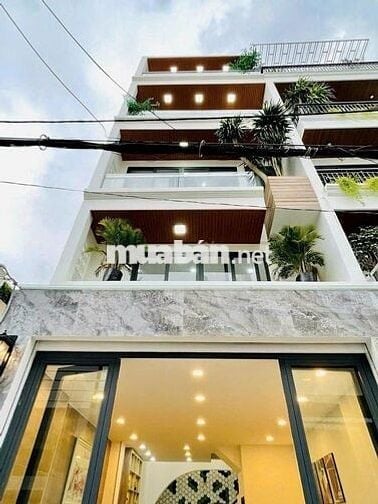SIÊU PHẨM NHÀ 5 TẦNG XÂY MỚI 100% SANG ĐẸP-29E Hoàng Hoa Thám, P.6, BT