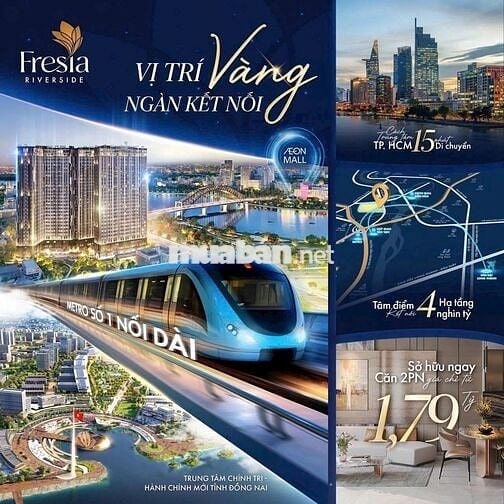 👍 Fresia Riverside – Căn hộ ven sông, cơ hội đầu tư sinh lời bền vững👍