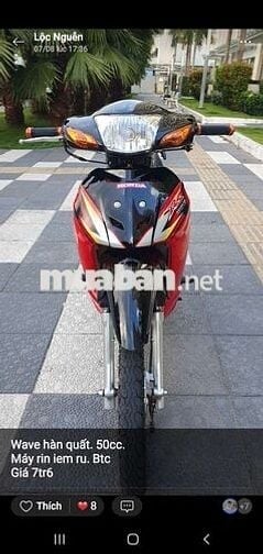 Wave 50cc  Xe moi don dep.