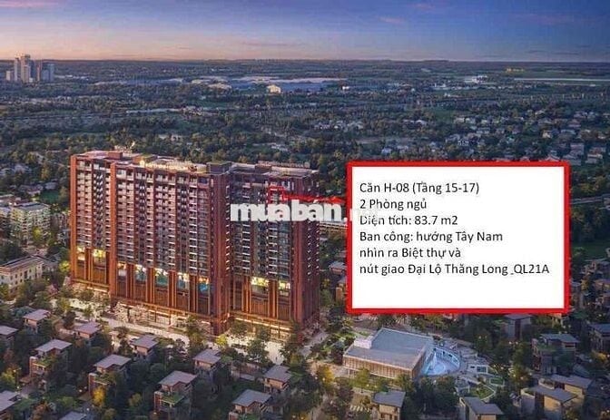 chung cư cao cấp cho Giảng viên Cán Bộ tại Hoà Lạc