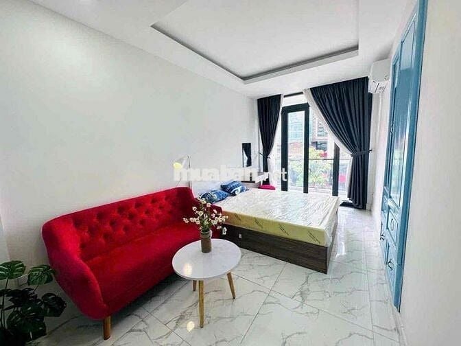 CHO THUÊ CĂN 1 PHÒNG NGỦ BAN CÔNG 40M2_FULL NT MÁY GIẶT RIÊNG QUẬN 4
