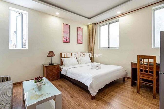 CHDV 1 PHÒNG NGỦ TÁCH BẾP FULL NỘI THẤT NGAY PHỐ NHẬT THÁI VĂN LUNG QU