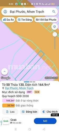 Bán nhà đất đối diện UBND xã Đại Phước, cách phà Cát Lái 4km. Giá 9 tỷ