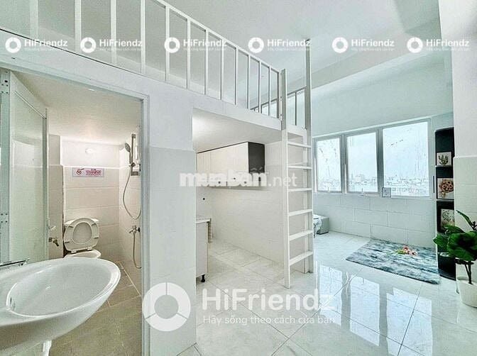 Trống duplex full nội thất cửa sổ trời - gần chợ lê văn quới