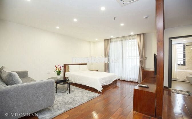 CHO THUÊ CĂN HỘ DỊCH VỤ 1 PHÒNG NGỦ – PHỐ ĐÀO TẤN, GẦN LOTTE CENTER