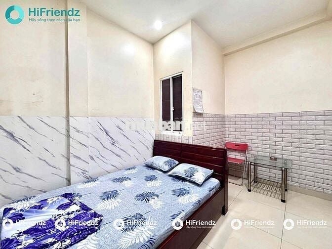 Phòng trọ có máy lạnh kệ bếp, nvs riêng, giường nệm, ngay bến xe Q8,..