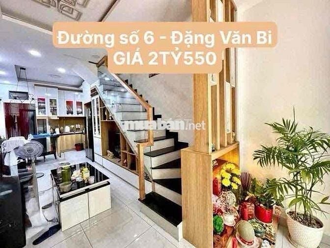 NHÀ ĐẸP GIÁ TỐT Ở ĐẶNG VĂN BI THỦ ĐỨC GIÁ CHỈ 2TỶ550