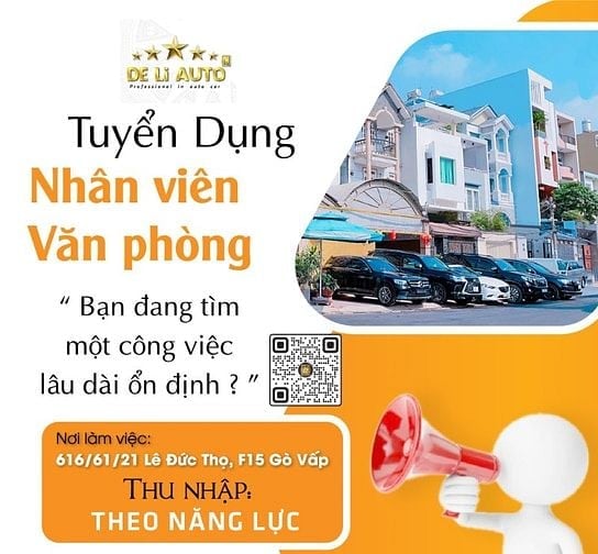 Nhân viên văn phòng đăng tin về xe Ô Tô