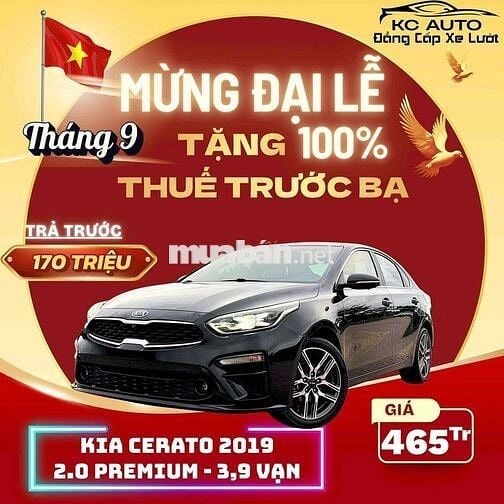 Kia Cerato 2019 2.0 AT Premium - 39000 km