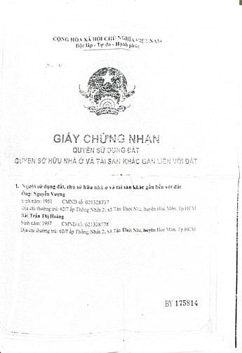 Cần bán gấp nhà cấp 4 Tân thới Nhì, Hóc Môn