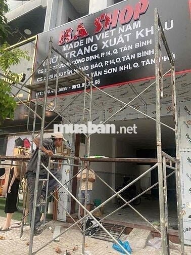 CHo thuê nhà mặt tiền đường Tân sơn nhì 4x16m 3L