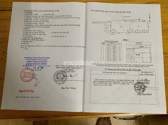 Bán gấp nhà cấp 4 mặt thụt Huỳnh Tấn Phát ngay khu chế xuất Tân Thuận