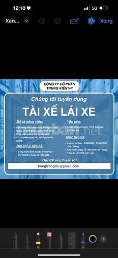 tìm lái xe cho công ty đưa đón chuyên gia