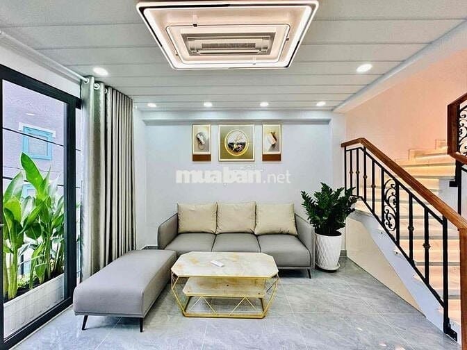 Nhà 5 tầng mới xây, hẻm 4m Trần Bá Giao Gò Vấp – SHR, hoàn công – 5.96