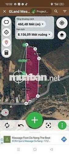 chào bán lô đất nhà vườn hoà bắc diện tích 8000m