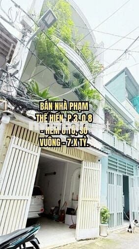 🏠 BÁN NHÀ PHẠM THẾ HIỂN, P.3, Q.8 - HẺM Ô TÔ, SỔ VUÔNG - 7.X TỶ.